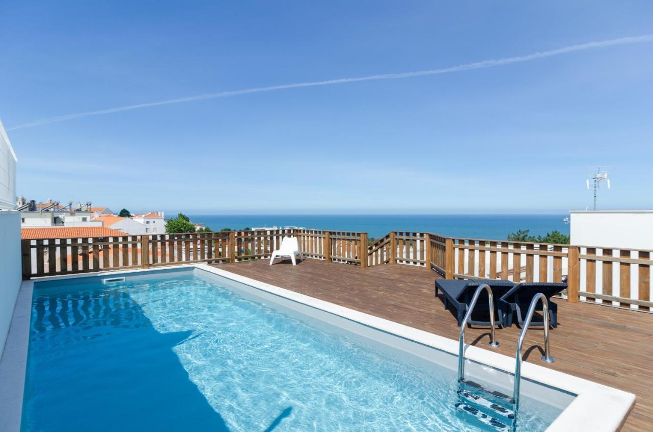 Terracos Do Mar - Rooftop Pool With Sea View Nazaré Eksteriør billede